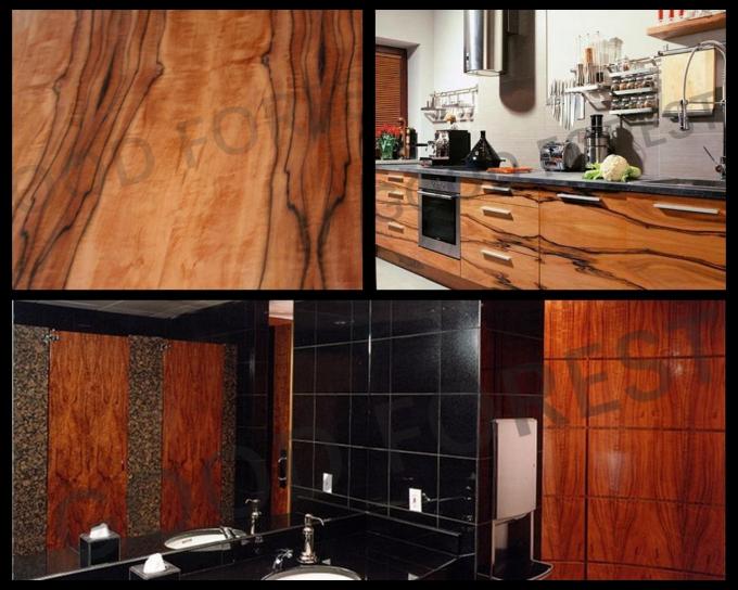 OEM Natural Apple Wood Veneer Vertical Grain Quarter Cut Veneer